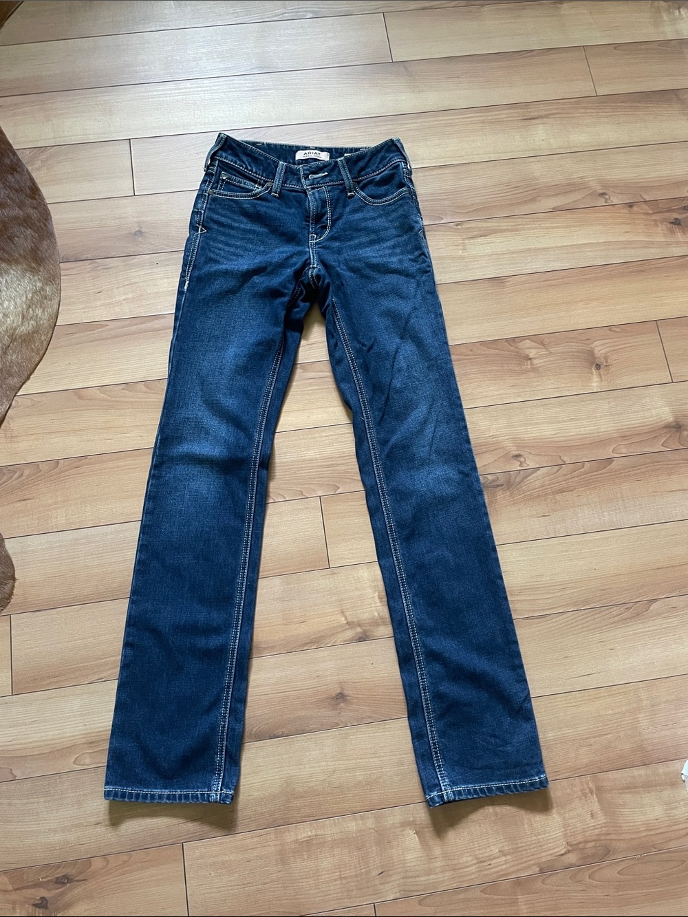 Ariat Women's Straight-Leg Jeans in Dark Indigo
